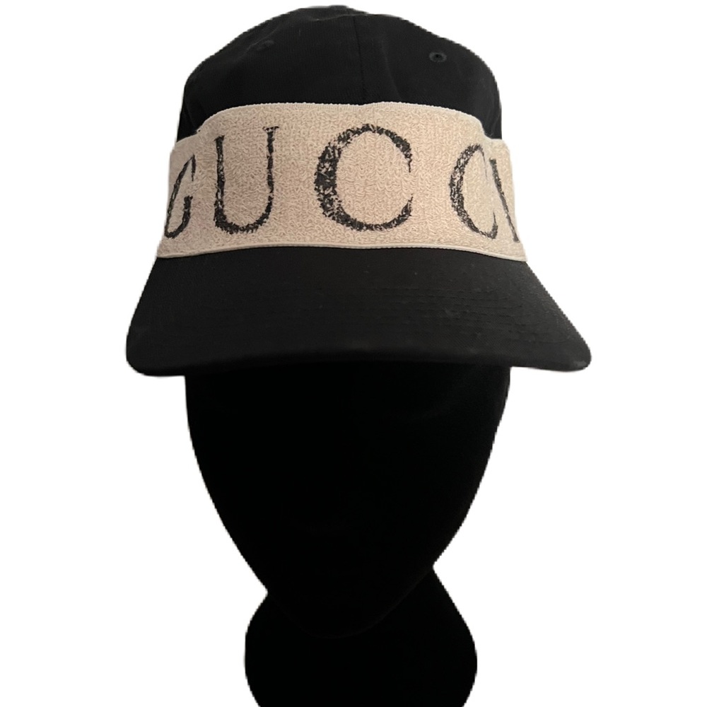 NWT Authentic Gucci Gabardine Rub Baseball Hat
